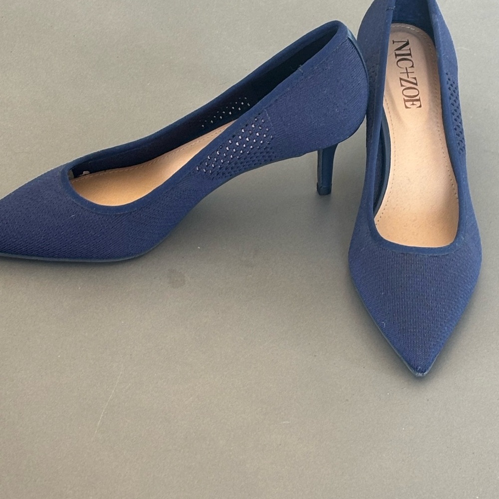 NIC+ZOE Women's Classic Navy Heels